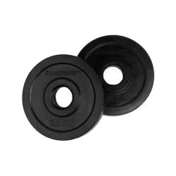 Raskuskettad TUNTURI Rubber Plates, 30 mm, 0.5kg ,paar,