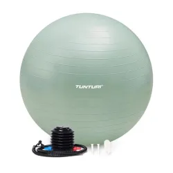 Гимнастический мяч TUNTURI Gymball 65 см Mint, Anti Burst, зеленый