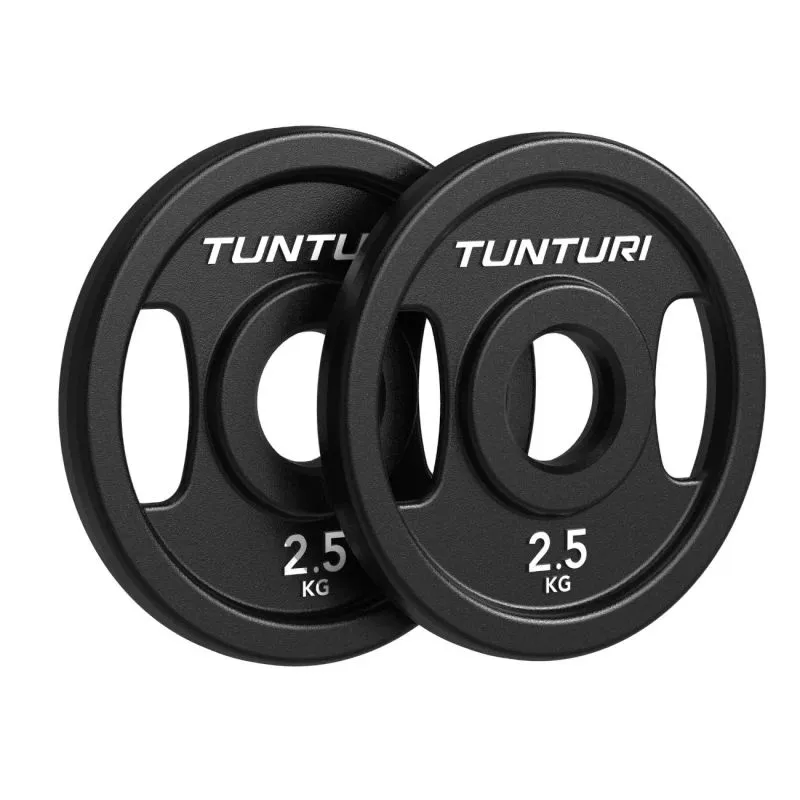 Svaru diski TUNTURI Platinum čuguna plāksne, 50 mm, 2 x 2,5 kg