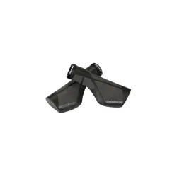 Rokturi GIANT ERGO MAX LOCKON GRIP BLACK-GREY, melni