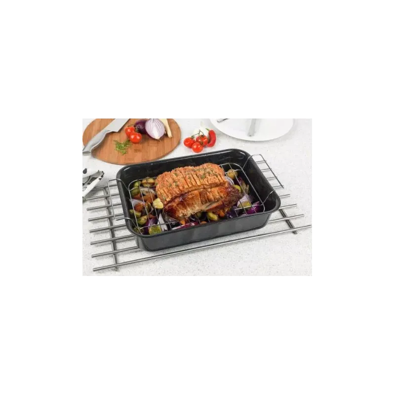Russell Hobbs CW91612EU7 34cm Enamel Roaster & Rack