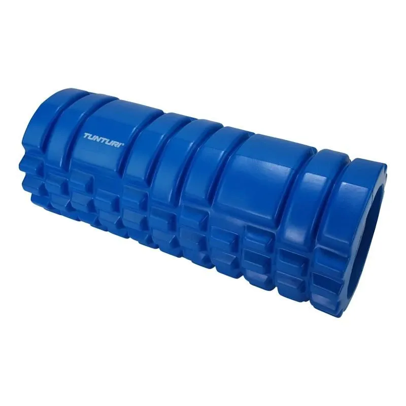Masāžas rullītis TUNTURI Yoga Foam Grid Roller 33cm, zils