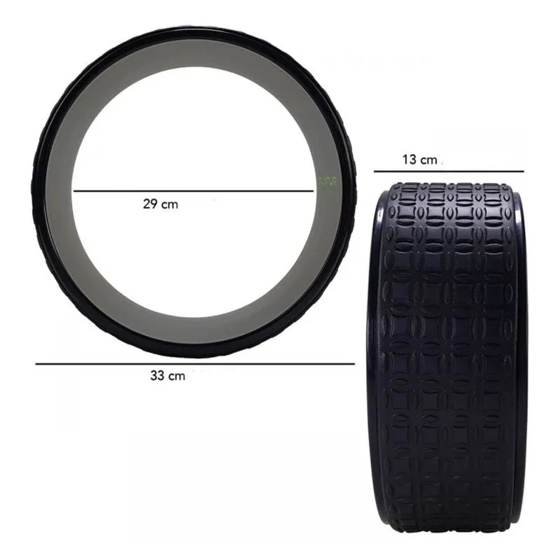 TUNTURI Yoga Wheel, melns