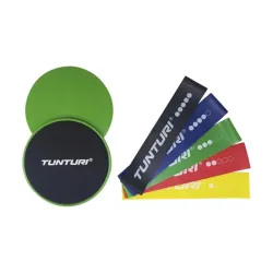 Vingrošanas komplekts TUNTURI Resistance & Core Sliders Set