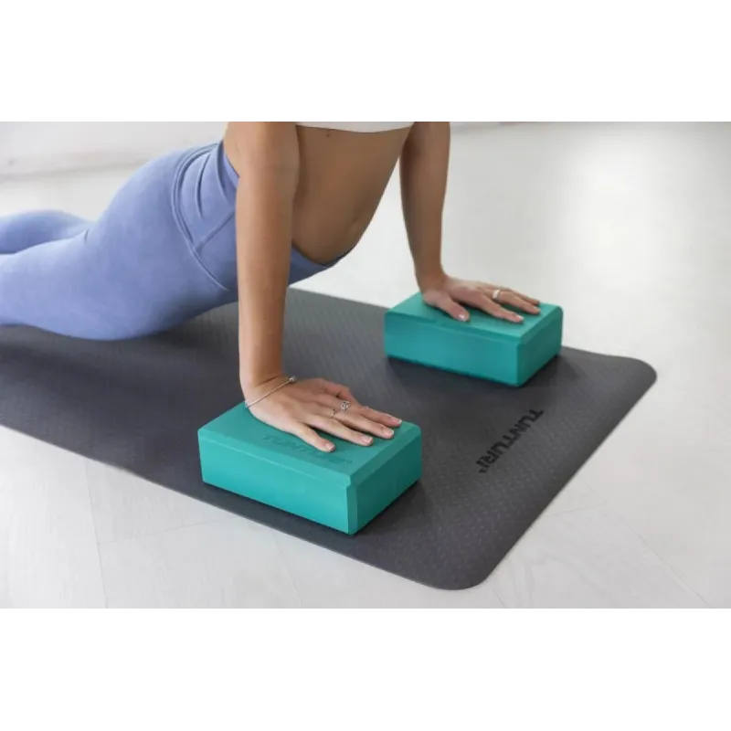 Jogas bloks TUNTURI Yoga Block, tirkīzs