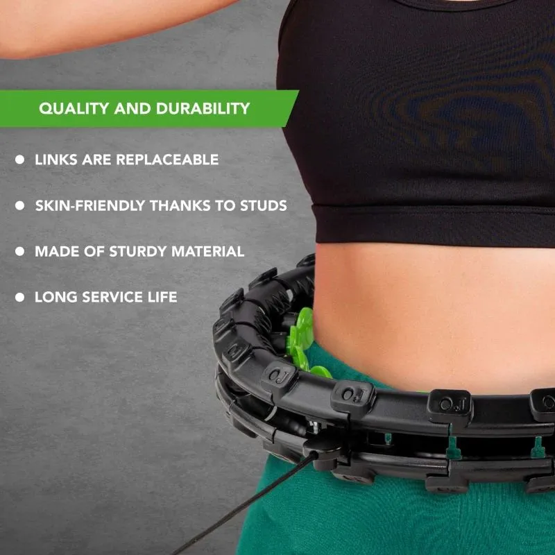 Regulējams Hula Hoop ar svaru TUNTURI Regulējams Hula Hoop, Liels iesk