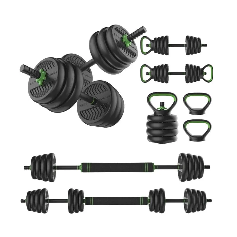 Spēka treniņu komplekts TUNTURI Barbell & Dumbbell Set 28 kg