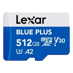 Memory micro sdxc 512gb uhs-i-w-a lmsblpl512g-bnang lexar