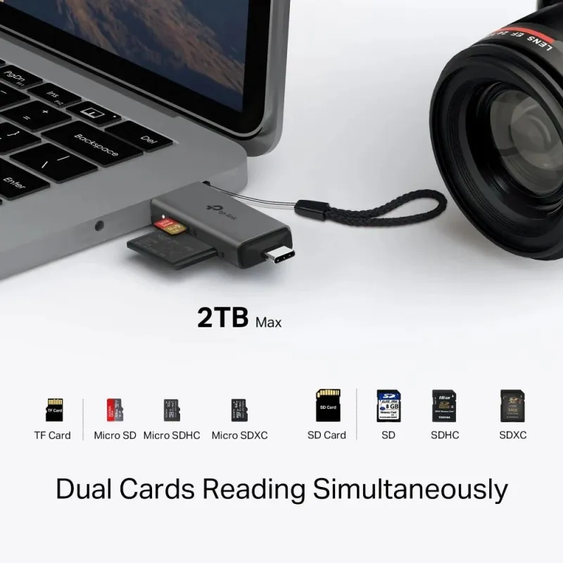 Memory reader usb-c sd&microsd-ua430d tp-link