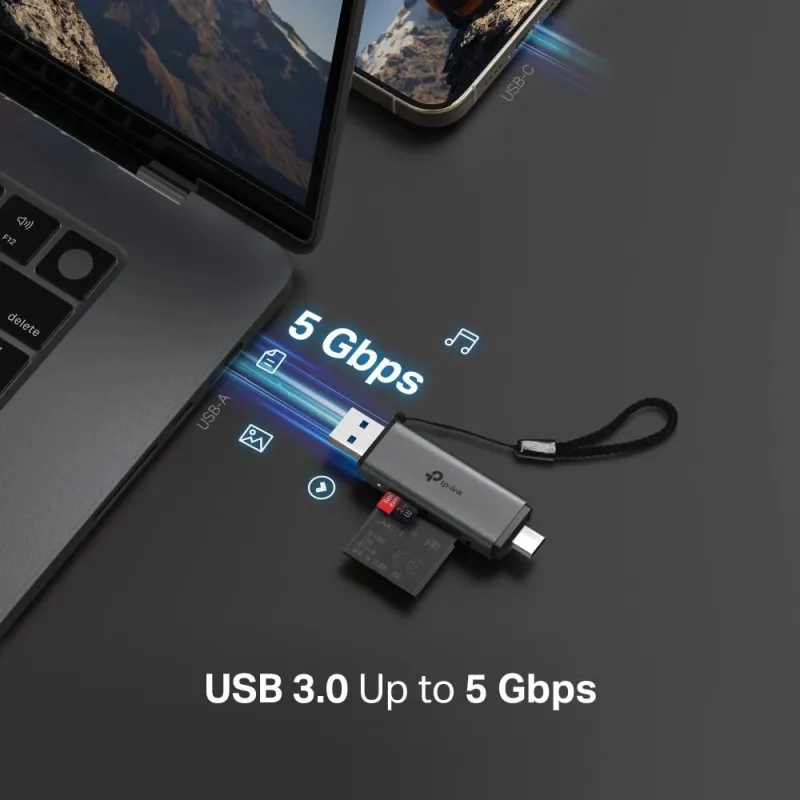 Memory reader usb-c sd&microsd-ua430d tp-link