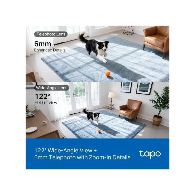 Wrl camera pan-tilt-dual tapo c245d tp-link