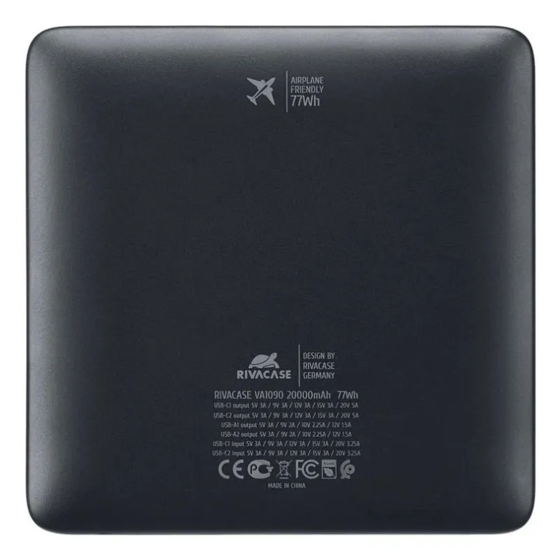 Power bank usb 20000mah-va1090 rivacase