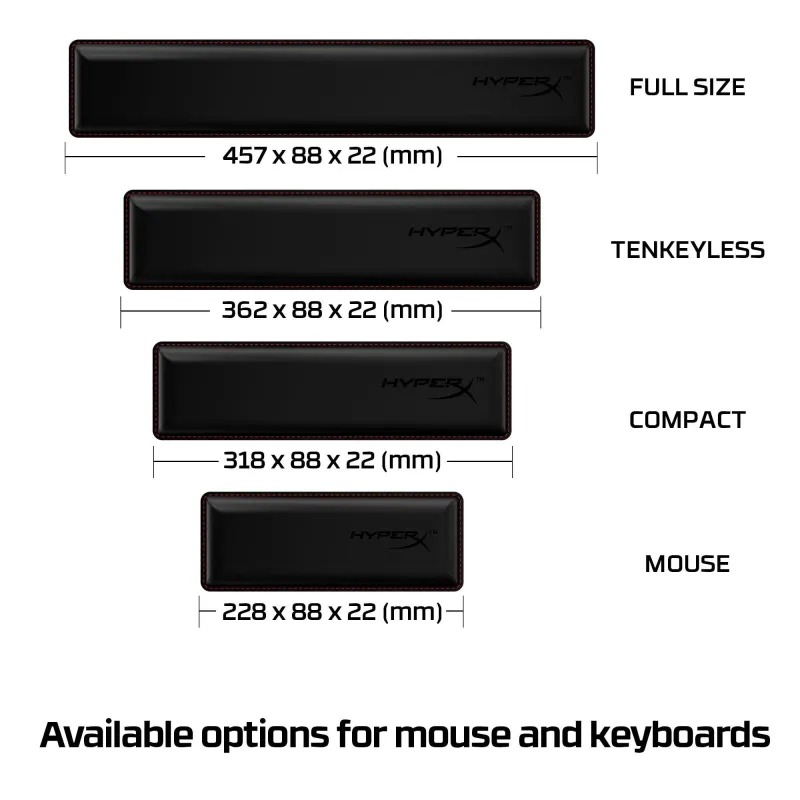 Keyboard acc wrist rest-tenkeyless hyperx