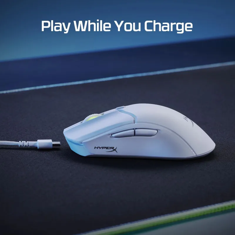 Mouse usb optical wrl-pulsefire haste 2 white hyperx