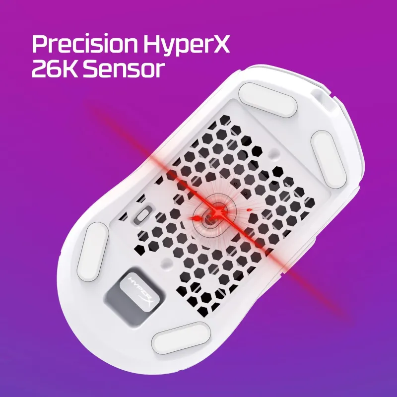 Mouse usb optical wrl-pulsefire haste 2 white hyperx
