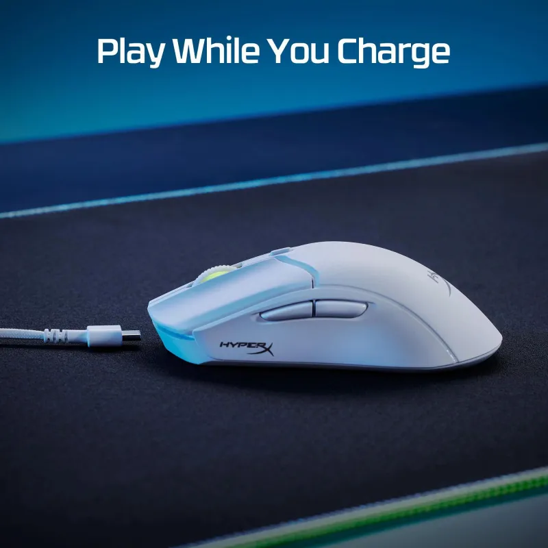 Mouse usb optical wrl-pulsefire haste 2 white hyperx