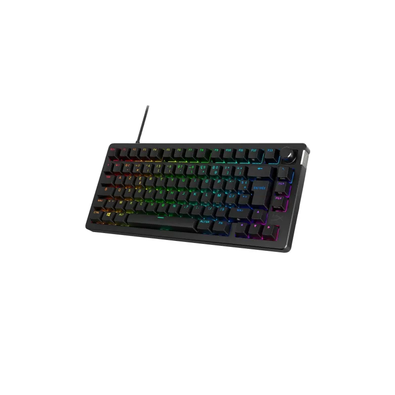 Keyboard alloy rise 75 s black-7g7a4aaaba hyperx