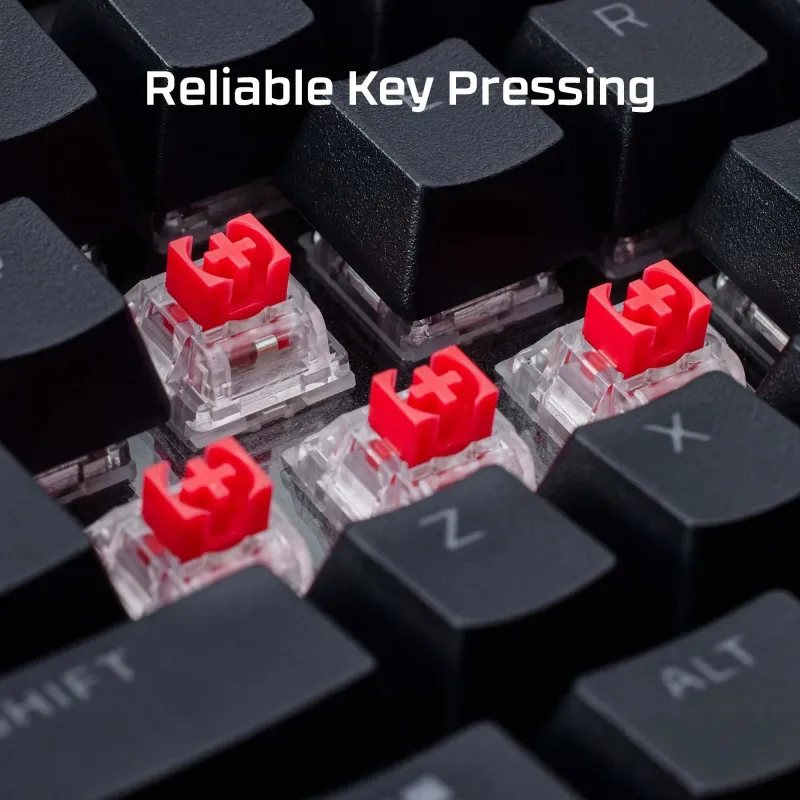 Keyboard alloy rise 75 s black-7g7a4aaaba hyperx