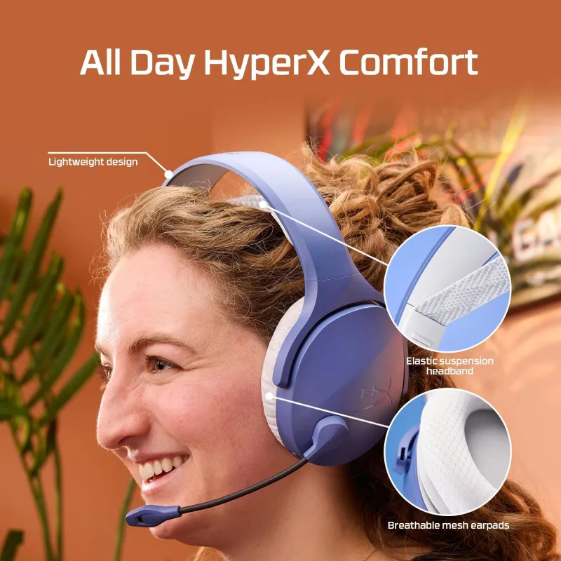 Headset hyperx cloud jet-wrl gam blu am7a0aa hyperx