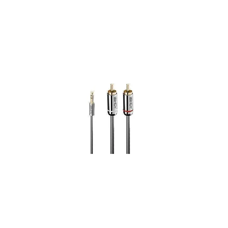 Cable audio 3.5mm to phono-0.5m 35332 lindy