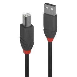 Cable usb2 a-b 10m-anthra 36677 lindy