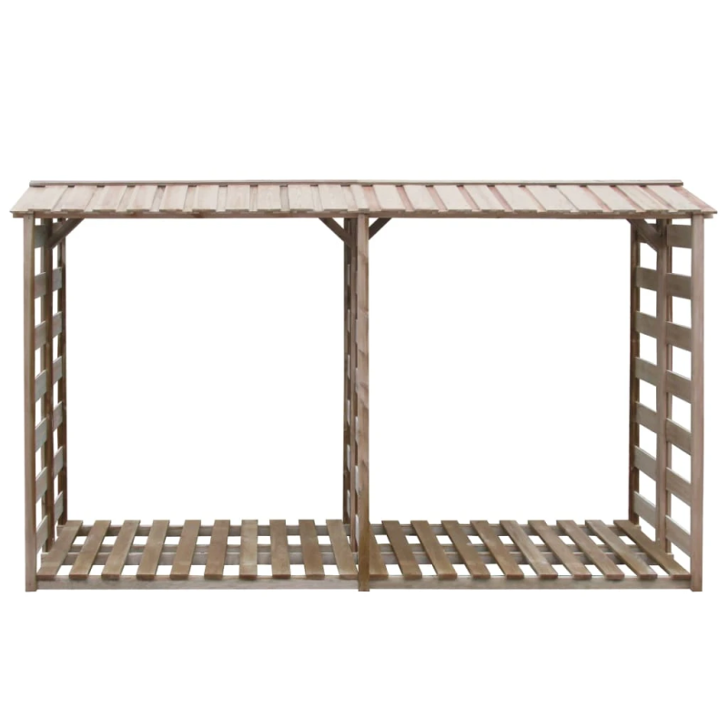 vidaXL malkas nojume, 300x90x176 cm, impregnēts priedes koks