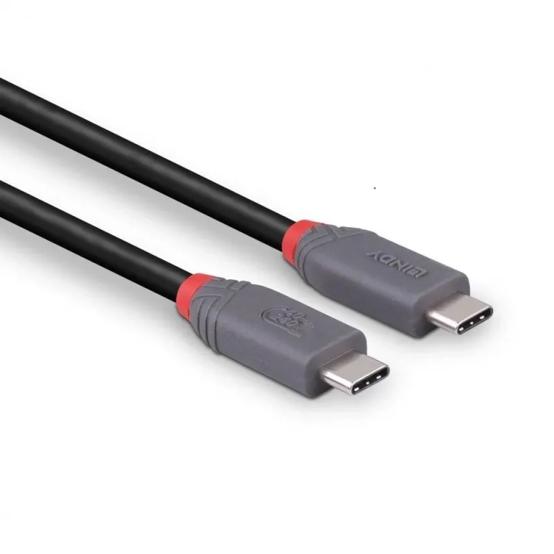 Cable usb4 240w type c 1.5m-40gbps anthra line 36957 lindy