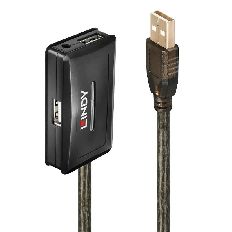 Cable usb2 extension hub 10m-active 42635 lindy