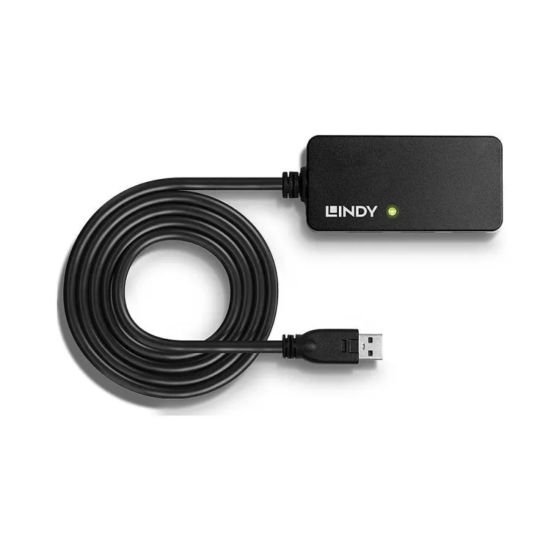 Cable usb3 extension hub 10m-active 43159 lindy