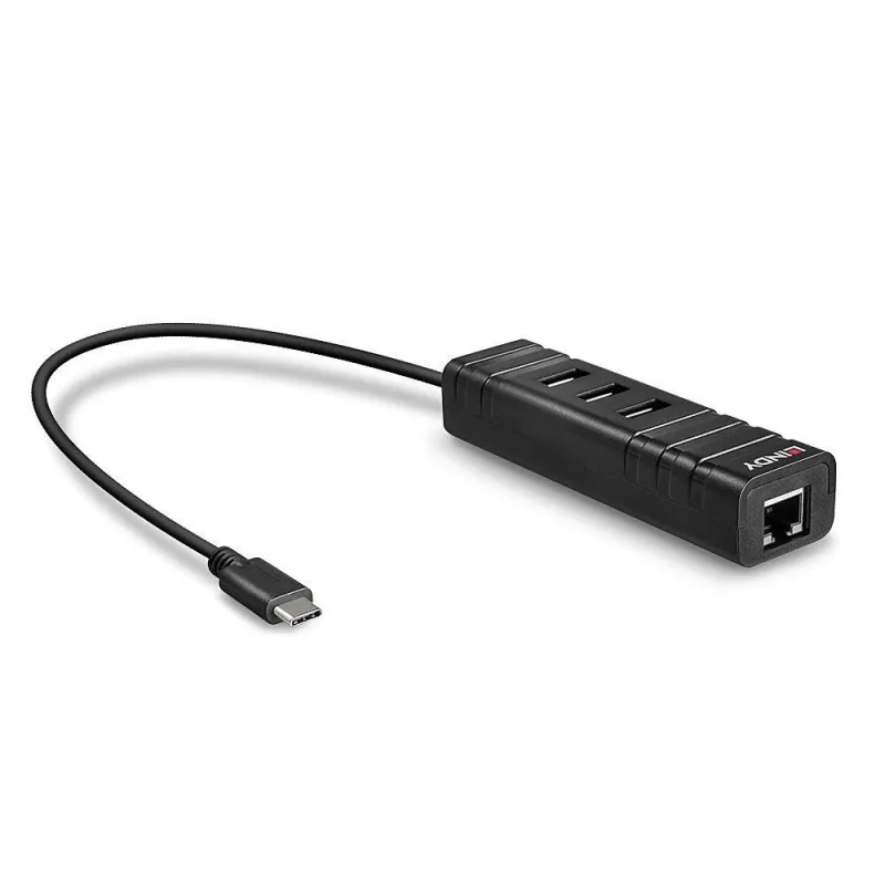 I-o hub usb3.1 & lan adapter-43249 lindy
