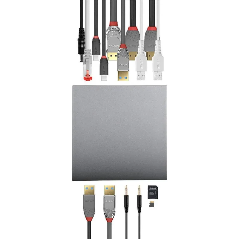 I-o docking station usb-c-dst-pro 101 43378 lindy