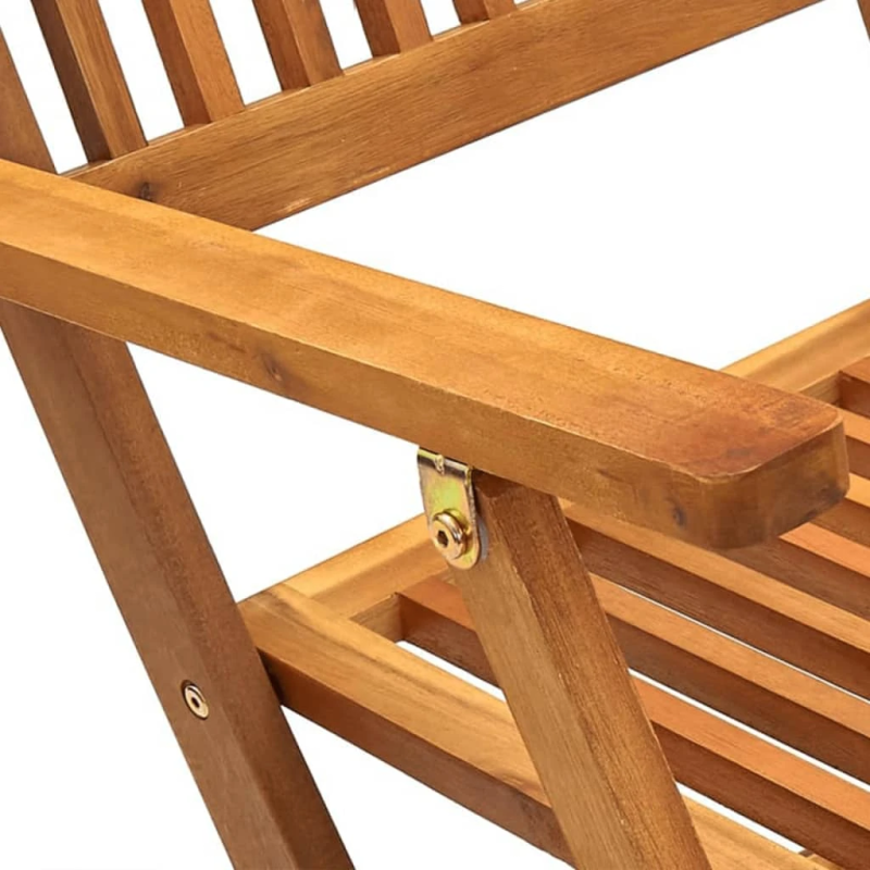 vidaXL 7-daļīgs dārza mēbeļu komplekts, saliekams, akācijas masīvkoks