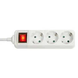 Cable power extension 1.4m-3outl. 73101 lindy
