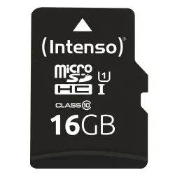 Memory micro sdhc 16gb uhs-i-w-adapter 3423470 intenso