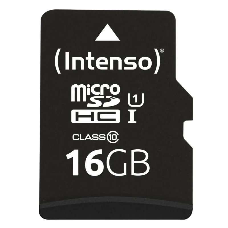 Memory micro sdhc 16gb uhs-i-w-adapter 3423470 intenso