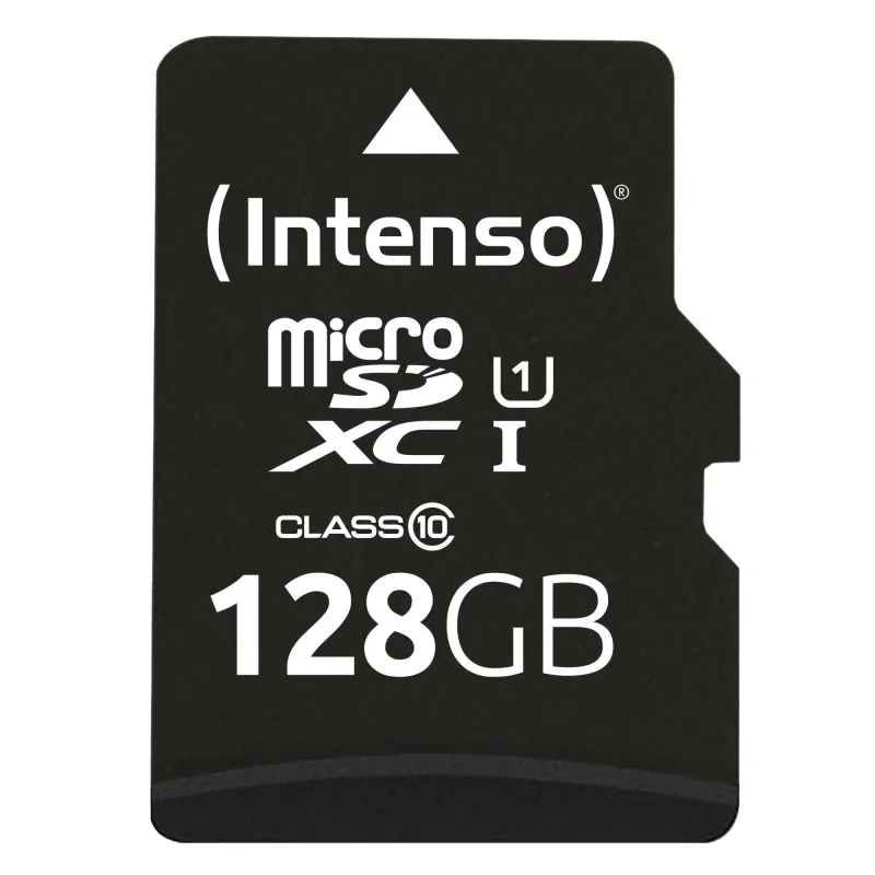 Memory micro sdxc 128gb uhs-i-w-adapter 3423491 intenso