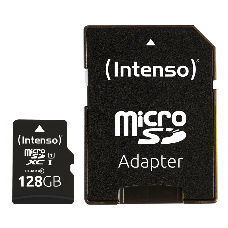Memory micro sdxc 128gb uhs-i-w-adapter 3423491 intenso