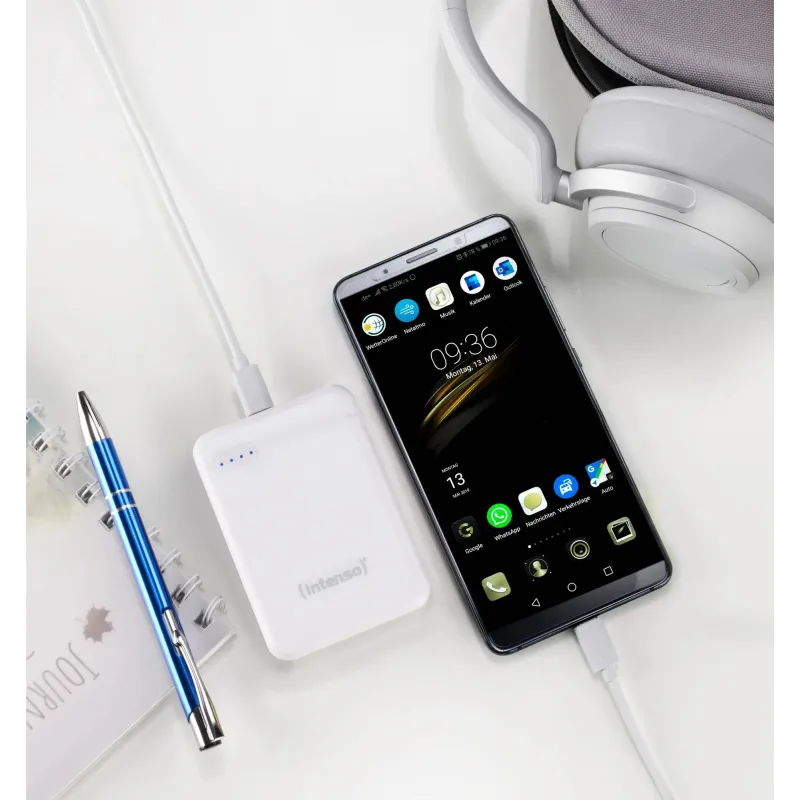 Power bank usb 5000mah-white 7313522 intenso