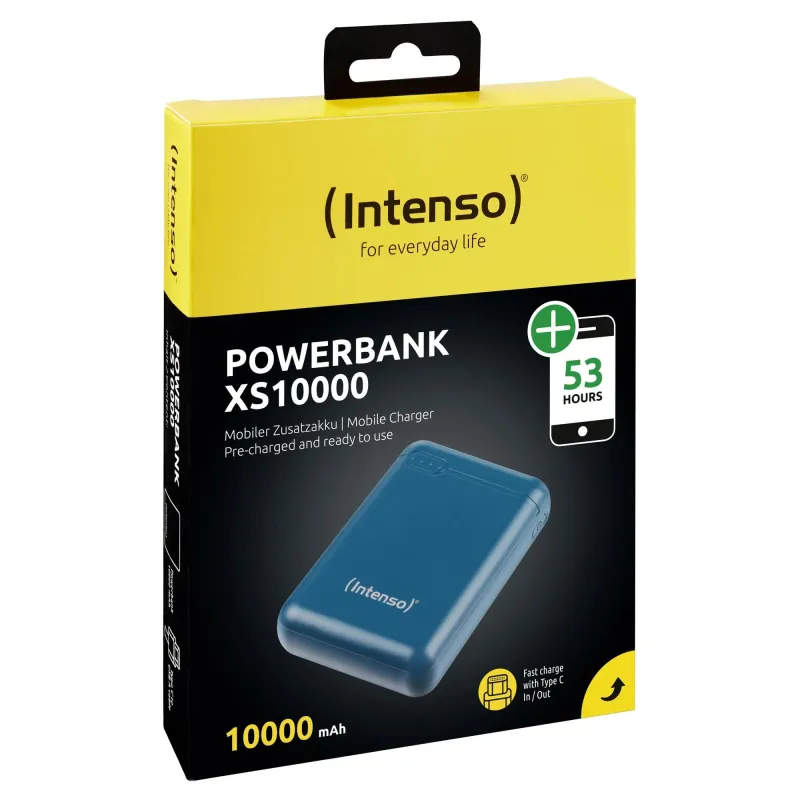 Power bank usb 10000mah-petrol xs10000 intenso