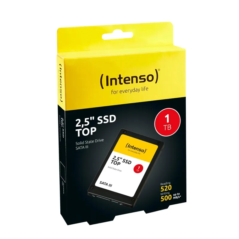 SSD-INTENSO-1000 GB-Serial ATA III-Write speed 500 MB-s-Read speed 550 MB-s-2.5-MTBF 2000000 h-3812460