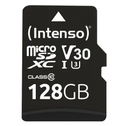 Memory micro sdxc 128gb c10-w-adapter 3433491 intenso