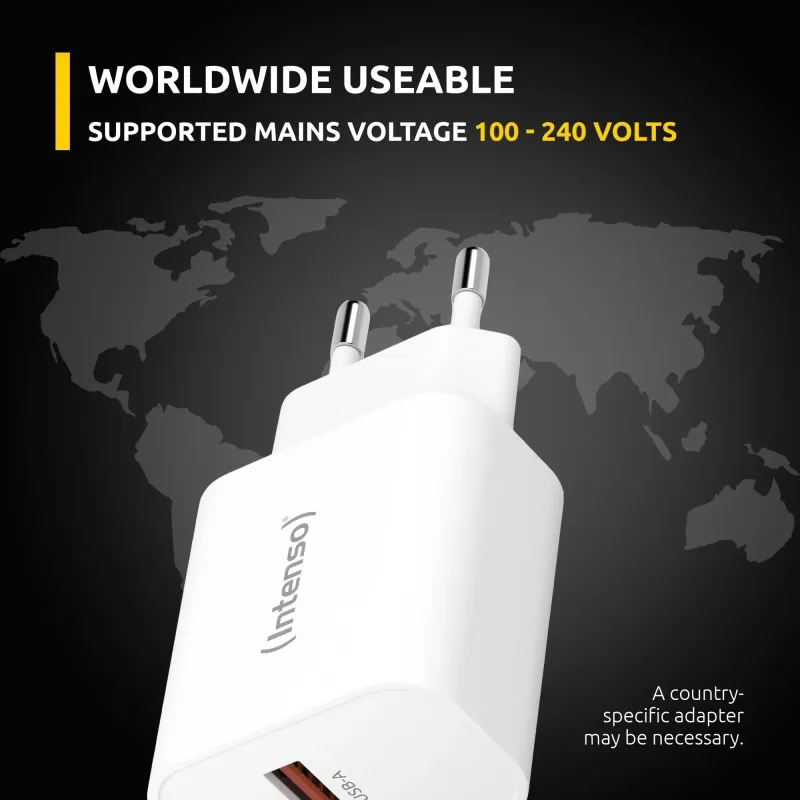 Power adapter usb-a-usb-c-7803012 intenso