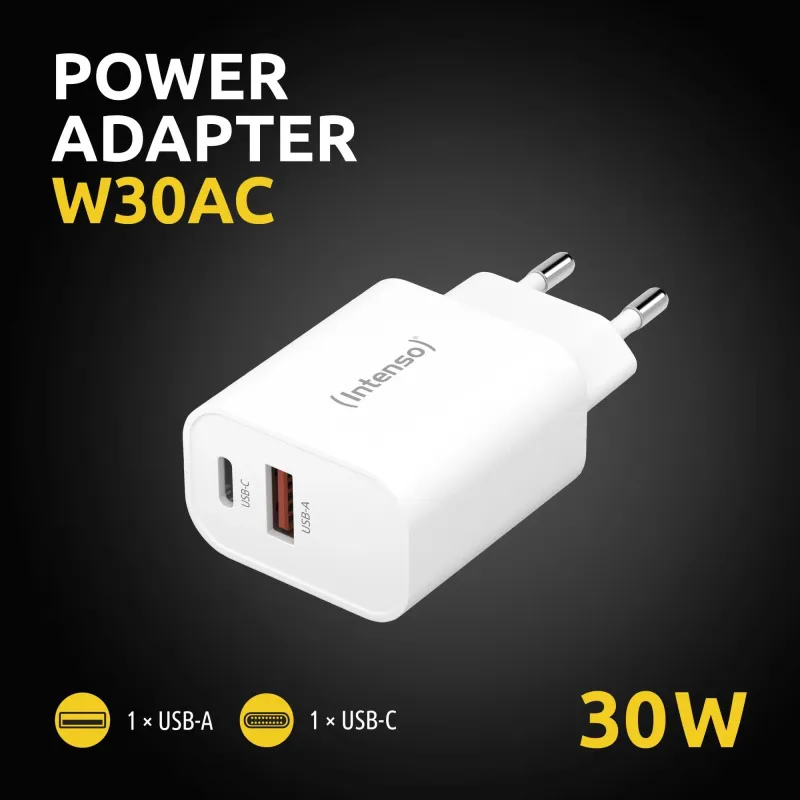 Power adapter usb-a-usb-c-7803012 intenso