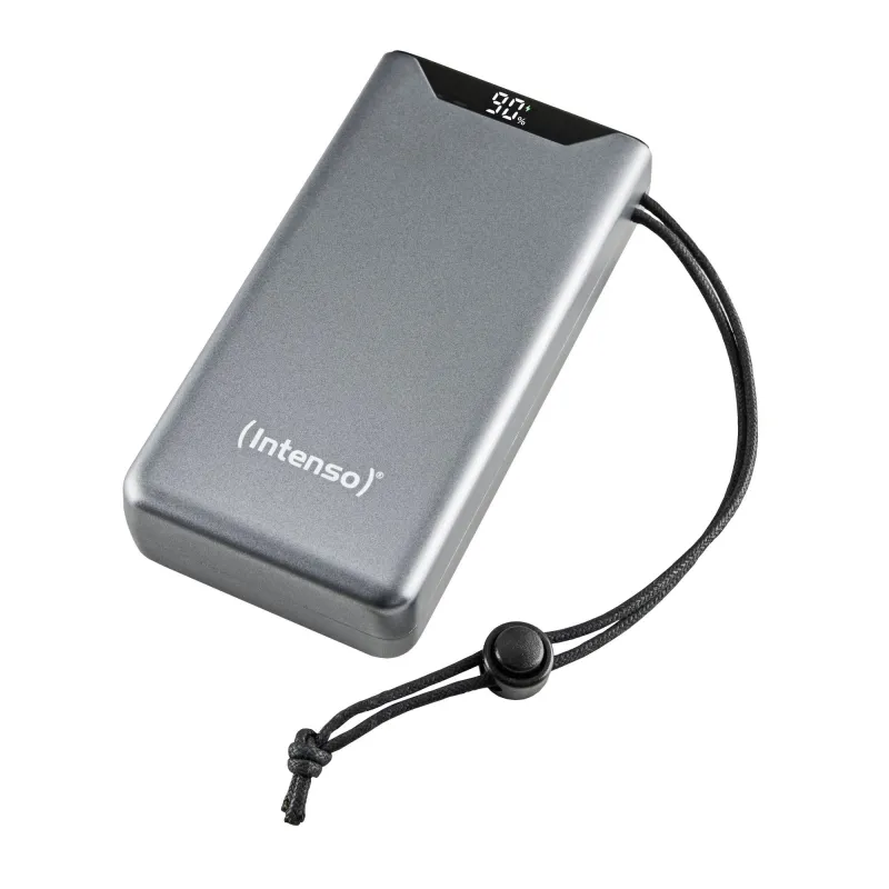 Power bank usb 20000mah qc3.0-grey f20000 7332054 intenso