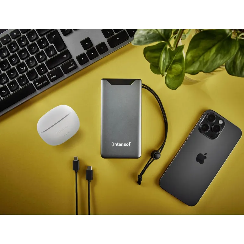 Power bank usb 20000mah qc3.0-grey f20000 7332054 intenso