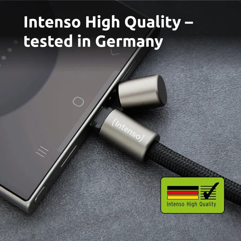 Cable usb-c to usb-c 1.65m-lanyard black 7991000 intenso