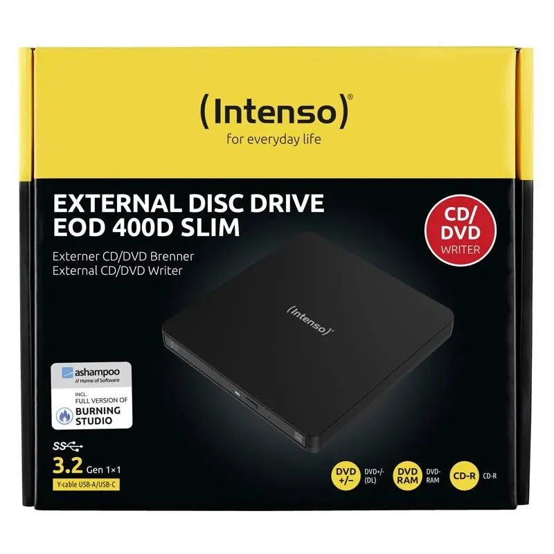 Dvd rw usb3.2 ext-black 5401400 intenso