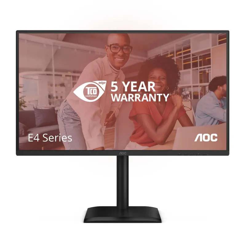LCD Monitor-AOC-27 -2560 x 1440 pixels-Quad HD-Native aspect ratio 16:9-LED-Flat-Q27E4CV