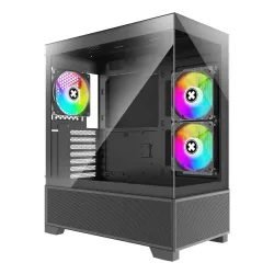Case-XILENCE-XG172-MidiTower-Case product features Fan control panel-Transparent panel-Not included-Colour Black-XG172