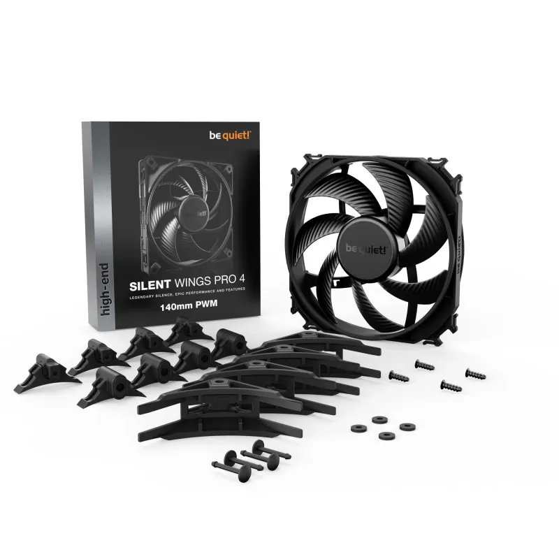 Case fan 140mm silent wings-pro 4 bl099 be quiet